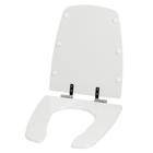 Assento Laqueado Handicapped Branco Tampa Para Vaso Celite - Lojarocca