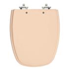 Assento Laqueado Monte Carlo Rosa Floral Tampa Vaso Deca Mdf