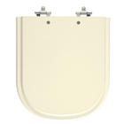 Assento Laqueado Vogue Plus Creme Tampa Para Vaso Deca Mdf - Lojarocca