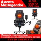 Assento Massageador Eletrônico Massageia Costas Lombar Pescoço Perfeita Carro Tecnologia Avançada