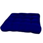 Assento Para Cadeira Futon 60x60CM - Azul Royal - VERA LUCIA