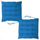 Assento Para Cadeira Futton Maio C/Fitas Para Amarrar Em Bancos Banquetas Cadeiras Pallets Sofá 40x40cm Futon Com Diversos Modelos