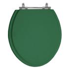 Assento Poliéster Laminado Oval Verde Escuro Vaso Marcas - Lojarocca