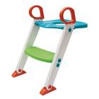Assento Redutor Com Escada Infantil Degraus Antiderrapantes Azul e Verde Buba