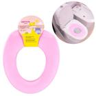 Assento redutor sanitário infantil para banheiro rosa plástico para menina acento troninho Sanremo