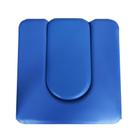 Assento Rígido Estofado Azul com Encaixes para Cadeira de Banho D60 - Dellamed