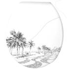 Assento Sanitário Almofadado Oval Bellart Decor Copacabana Branco Durin