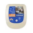 Assento sanitário almofadado perfecto multi bege - metasul