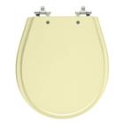 Assento Sanitário Avalon Bone (Bege Claro) Tampa para Vaso Ideal Standard de Madeira Laqueada