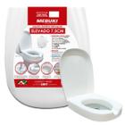 Assento Sanitário Elevado Retangular Mebuki - 7,5Cm