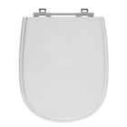 Assento Sanitário Ezedra Sterling Silver (Cinza Claro) Tampa para Vaso Ideal de Madeira Laqueada