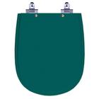 Assento Sanitário Laqueado Soft Close Paris Verde Amazonia (Verde Escuro) para vaso Ideal Standard