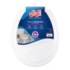 Assento Sanitário Oval Almofadado Prime Herc Tamanho Universal Cor Branco