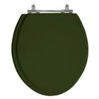 Assento Sanitário para Vaso Oval Verde Escuro Militar - LOJAROCCA