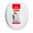 Assento Sanitário Plástico Max Oval Linea Branco Mebuki