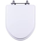 Assento Sanitário Poliester Atena Branco para vaso Hervy - Decor Assentos