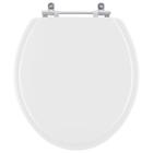 Assento Sanitario Poliester Convencional Oval Branco para vaso Hervy