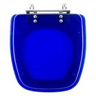 Assento Sanitário Poliester Fit Azul Translucido para vaso Celite - Pontto Lavabo