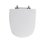 Assento Sanitário Poliéster para Louça Mondiale (celite) Aço Branco
