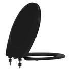 Assento universal oval premium preto conv polipropileno - Tupan