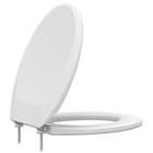 Assento universal oval prime branco convencional polipropileno tupan