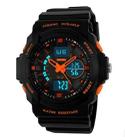 Assista SKMEI Fashion Casual Men Sports Military 2 Time Zone