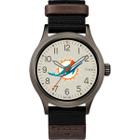 Assista Timex NFL Clutch Miami Dolphins para homens