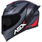 Asx eagle racing attacker fosco preto/cinza/vermelho 62