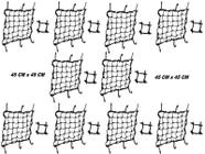 Atacado 100 Rede Elástica Aranha Capacete Bau Redinha 45x45 - DNSA MOTO  PEÇAS
