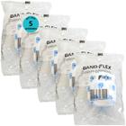 Atadura 5cm Branca Com PatinhasBand-FlexAutoadesiva Para Animais Farex Kit Com 5
