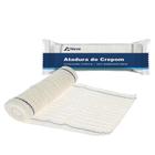 Atadura Crepe Neve Linha Safe 13 fios/cm² 10cm x 1,8m Tecido Misto Branco - Pacote 12 Unidades