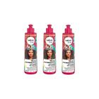 Ativador De Cachos Salon Line 300Ml Sos +Poderosos-Kit C/3Un