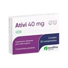 Ativi Cart 40 MG Suplemento Alimentar para cães e gatos Colágeno Regeneração Muscular