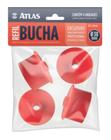 Atlas refil de bucha 38mm c/ 4 unidades profissional (queima de estoque)