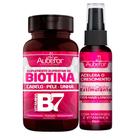 Aubefor Tônico De Vitamina A E Biotina Vitamina B7 Kit Força