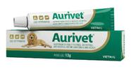 Aurivet Pomada 13g Vetnil Tratamento Otites Cães Gatos