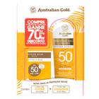Australian Gold Kit Protetor Solar Corporal FPS50 200g + Protetor Solar Facial FPS50 50g