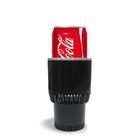 Auto Car Cup Holder Aquecimento Cooling Drinks Smart Cooler Aquecedor Aquecedor para Café Leite de Bebida (Preto com prata)