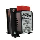 Auto Transformador 100va Conversor Bivolt Voltagem 110 Para 220v E 220 Para 110 Marca KF Pro para aparelhos até 70w