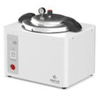 Autoclave 5 Litros Manicure Veterinário Podologia Vertical Agnus Cinza 220v Com Anvisa