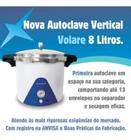 Autoclave Vertical Analógica 08 Litros 220V - Volare Med