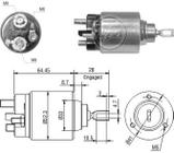 Automatico rele motor partida escort zetec-courier 12v - zm371