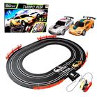 Autorama Com 2 Carros Luz Controle Remoto Pista Oval 180 cm - 99 Toys