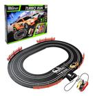 Autorama Turbo Carrinhos Run Circuito Oval 180cm - Dm Toys