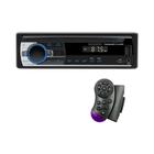 Autorrádio Bluetooth com MP3 Player 1DIN Hippbqcc - Entrada USB, SD, Aux e FM