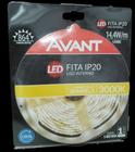 Avant fita led ip20 14,4w/m 3000k 12v amarela c/ 5m - bivolt