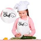 Avental De Crianças Infantil Escolar Arte Cozinha Mini Chef Meninos e Meninas