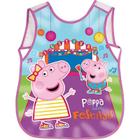 Avental Escolar Decorado Peppa PIG com Bolso