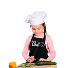 Avental Infantil Vida Pratika Mini Chef Preto