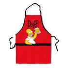 Avental Personalizado Para Cozinha: Duff Beer Simpsons - Novadecora